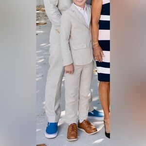 Zara boys Linen Suit jacket & pants size 7/8